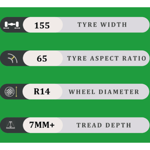 155/65/14 7MM+