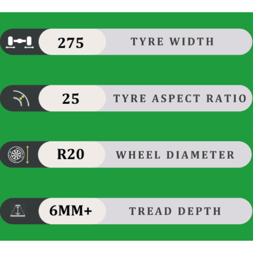 275/25/20 6MM+