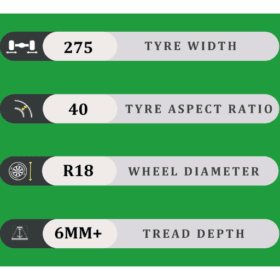 275/40/18 6MM+