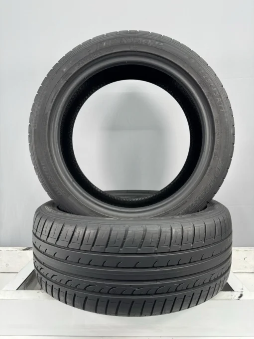 2X 225 45 R17 91W 6/5MM Dunlop SP Sport Fast Response Tyres Pressure tested tyre - Image 3