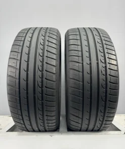 2X 225 45 R17 91W 6/5MM Dunlop SP Sport Fast Response Tyres Pressure tested tyre