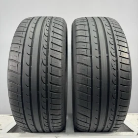 2X 225 45 R17 91W 6/5MM Dunlop SP Sport Fast Response Tyres Pressure tested tyre