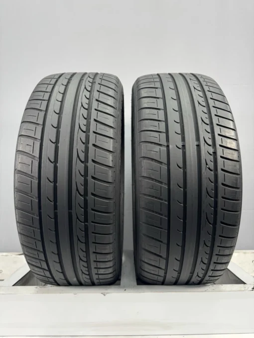 2X 225 45 R17 91W 6/5MM Dunlop SP Sport Fast Response Tyres Pressure tested tyre