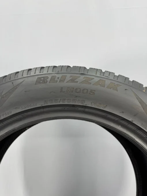 2X 265 50 R19 110V 5.8MM Bridgestone Blizzak Tyres Pressure tested tyre 2655019 - Image 6