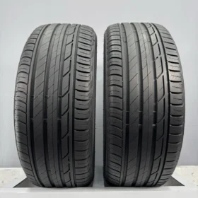2X 215 50 R18 92W 7.5MM Bridgestone Turanza Tyres Pressure tested 2155018 DOT:21