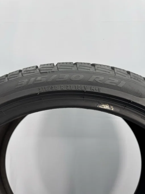 2X 315 30 R21 105V 7/5.5MM Pirelli Sotto Zero-3 Tyres Pressure tested 3153021 - Image 7
