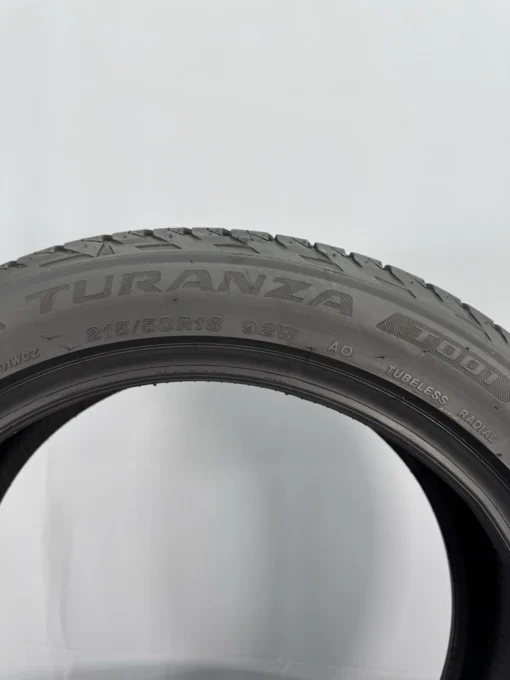 2X 215 50 R18 92W 7.5MM Bridgestone Turanza Tyres Pressure tested 2155018 DOT:21 - Image 7