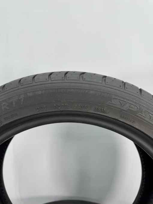 2X 225 45 R17 91W 6/5MM Dunlop SP Sport Fast Response Tyres Pressure tested tyre - Image 8