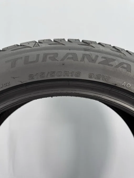 2X 215 50 R18 92W 7.5MM Bridgestone Turanza Tyres Pressure tested 2155018 DOT:21 - Image 8