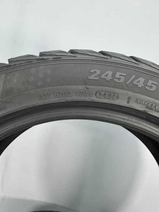 2X 245 45 R18 100V 7/6.5MM Part Worn Kumho RunFlat Tyres Pressure tested 2454518 DOT:24/22 - Image 8