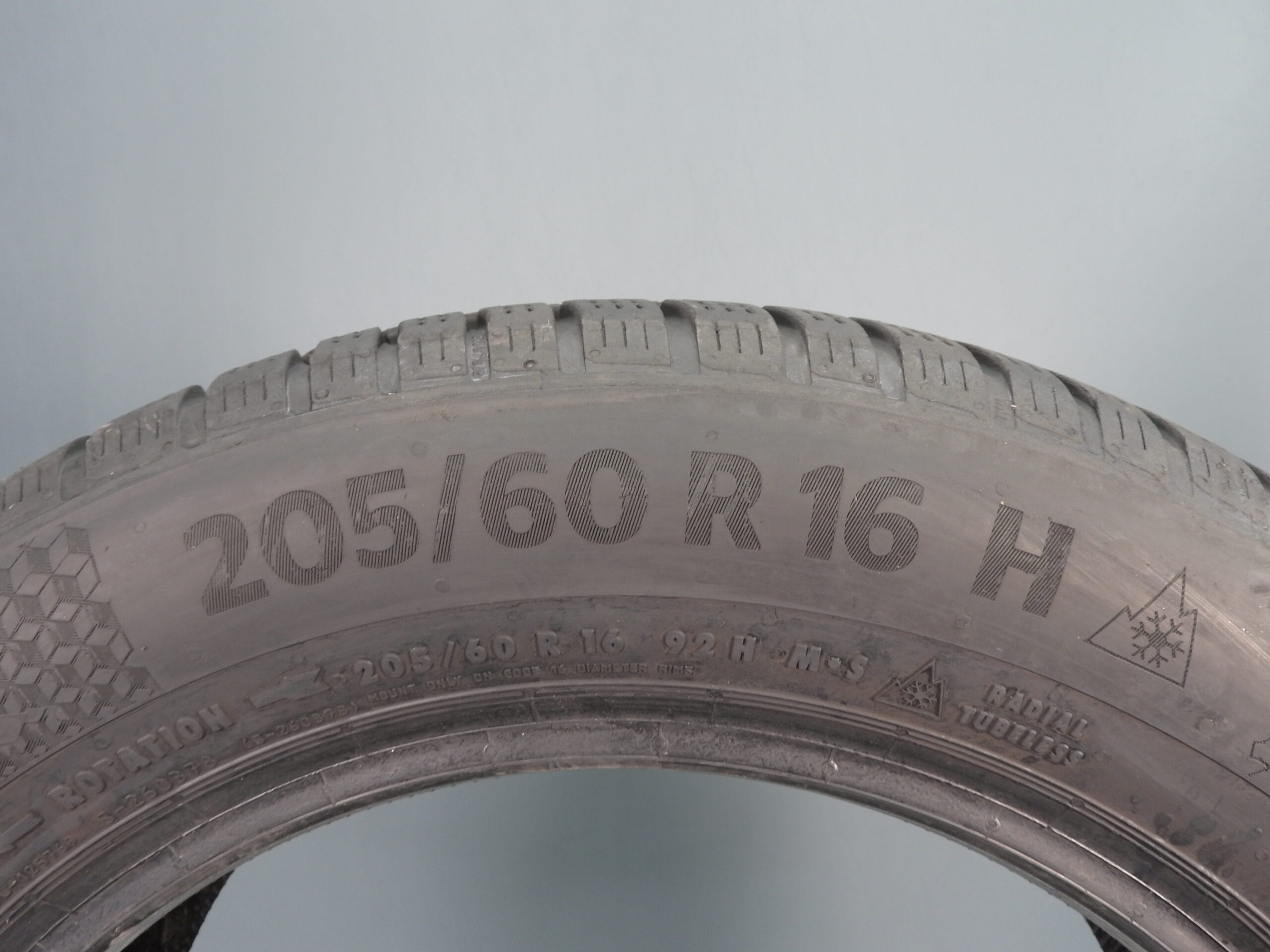 205/60/R16 X2 7MM Continental Winter Contact Premium Quality Part Worn Tyre Fully Pressure Tested - Image 12