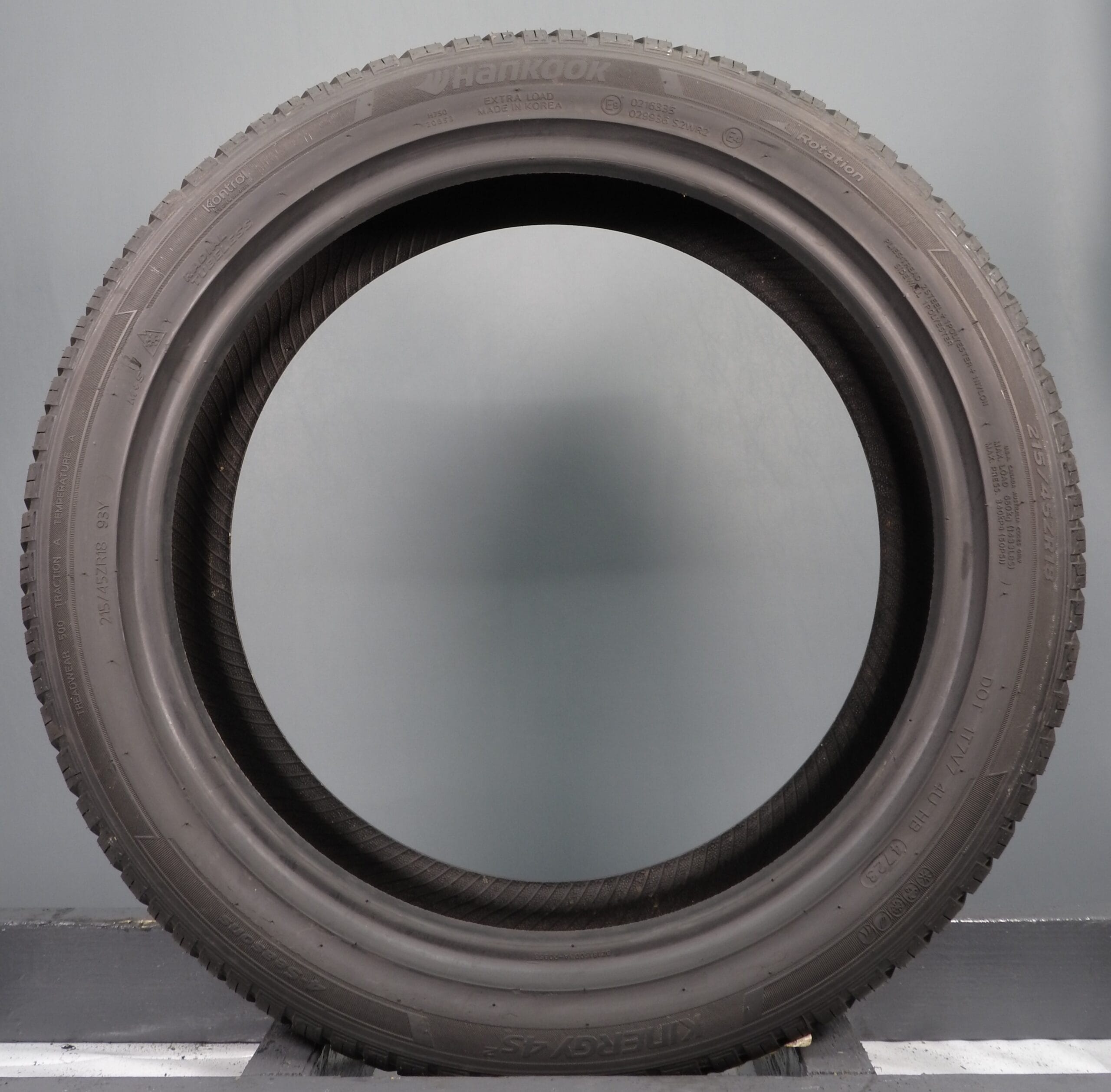 215/45/ZR18 X2 7MM+ Hankook Kinergy 4 Season Premium Quality Part Worn Tyre Fully Pressure Tested - Image 7