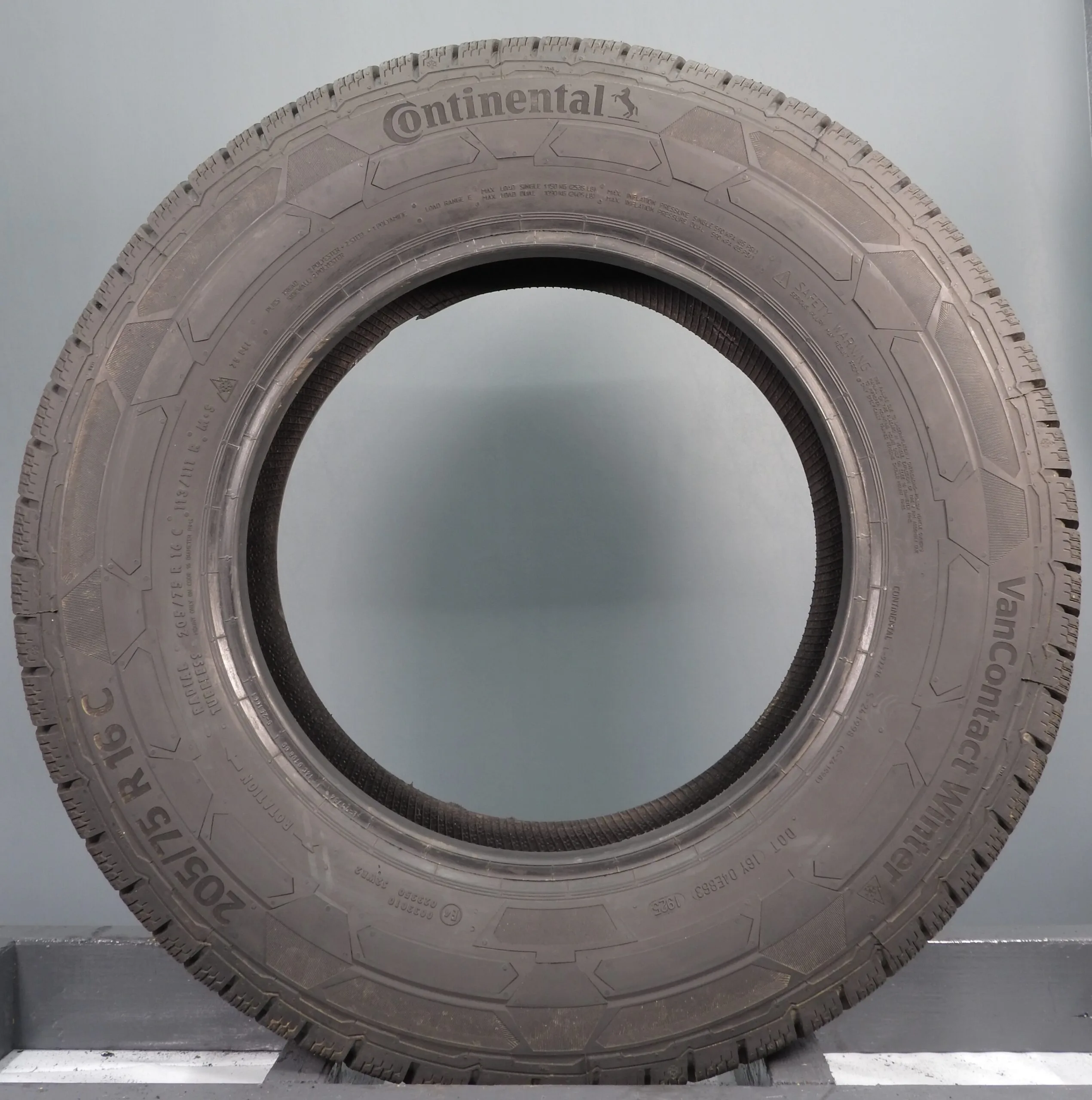 205/75/R16C X2 10MM Continental Van Contact Winter Premium Quality Part Worn Tyre Fully Pressure Tested - Image 5