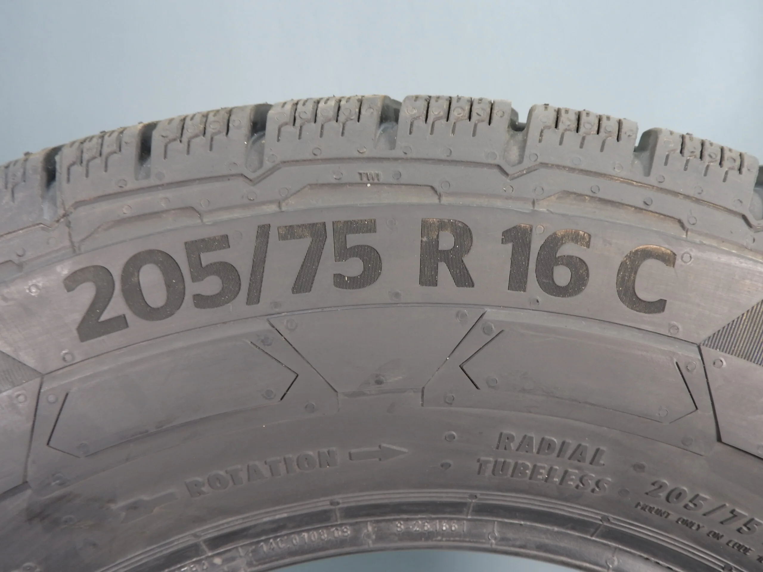 205/75/R16C X2 10MM Continental Van Contact Winter Premium Quality Part Worn Tyre Fully Pressure Tested - Image 10